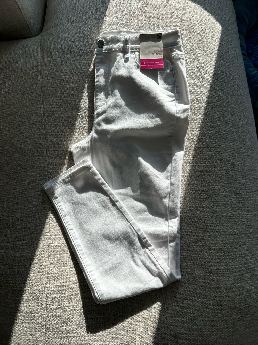 White Women’s Skinny High-Rise Jeggings